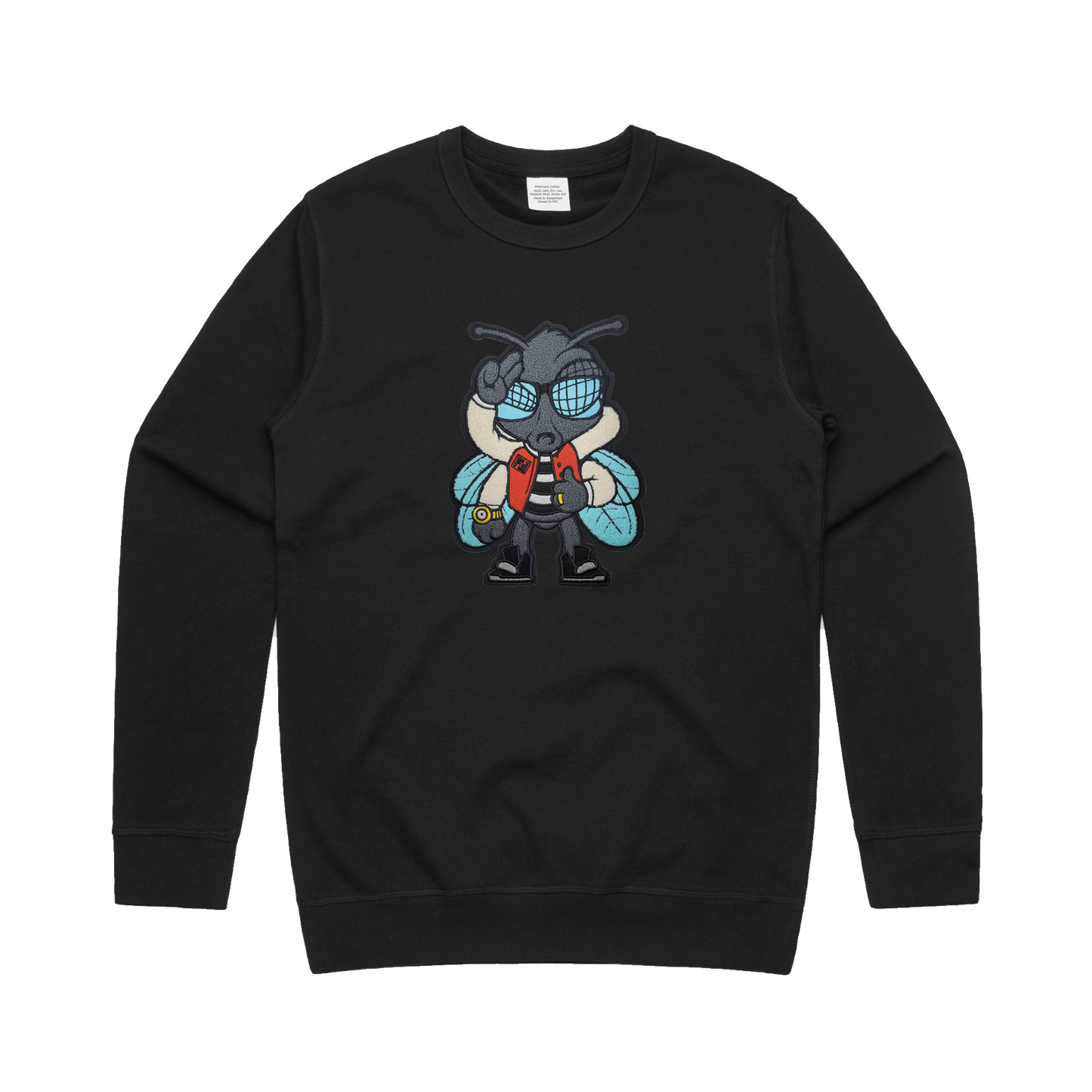 Buzzzy Chenille Patch Unisex Sweatshirt