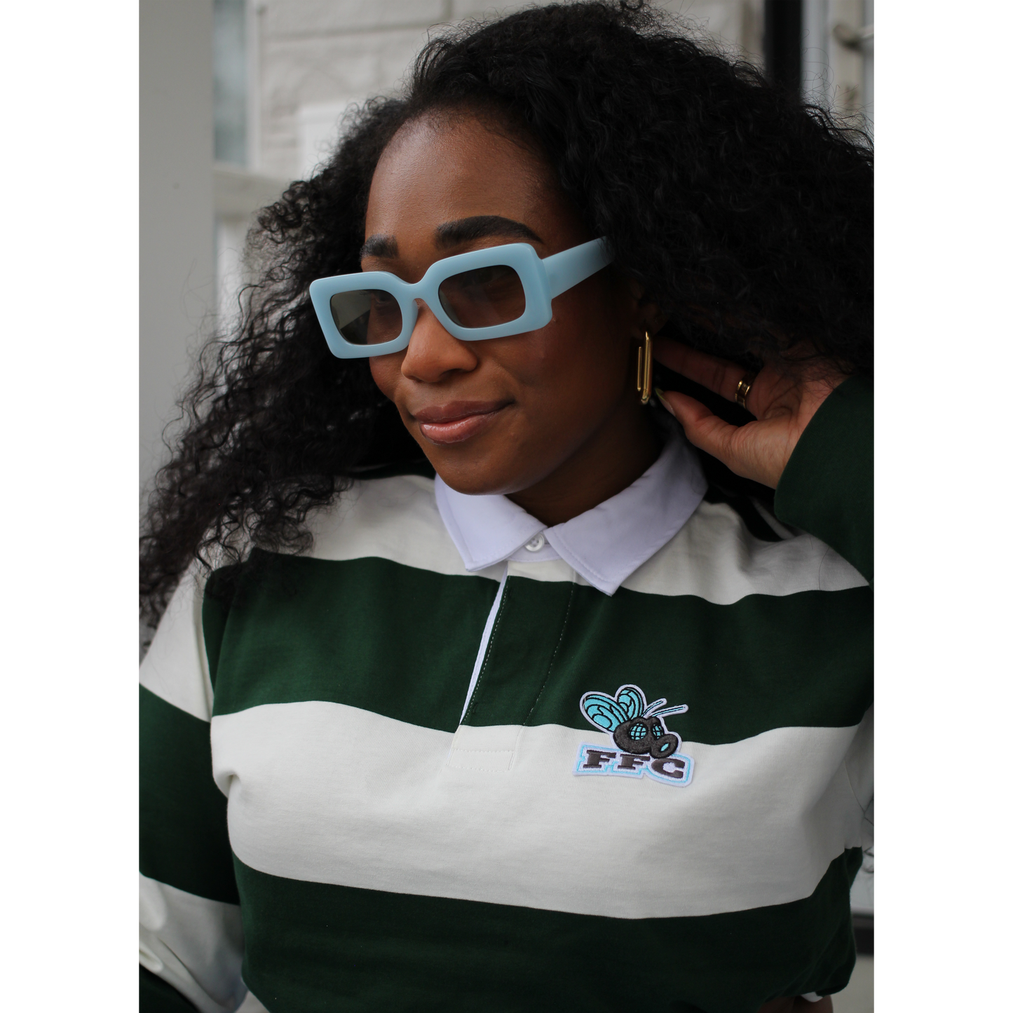 FFC Embroidered Patch Stripe Rugby