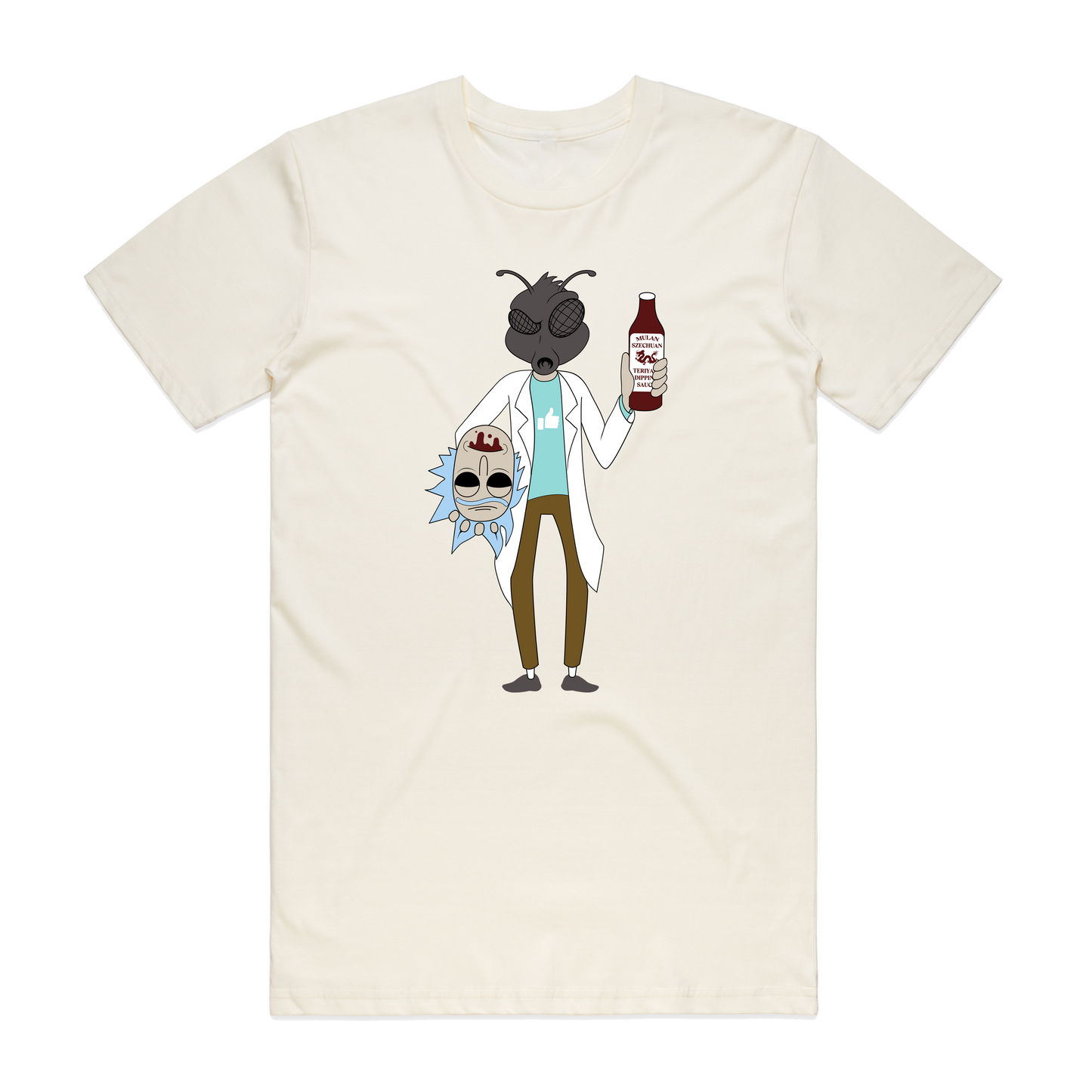 Fly Rick Unisex T-Shirt - Natural