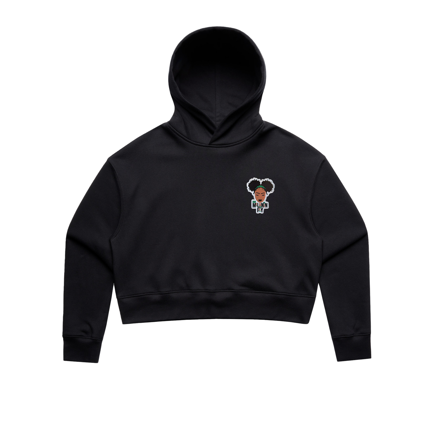 Melanin Fly Patch W/O's Crop Pullover