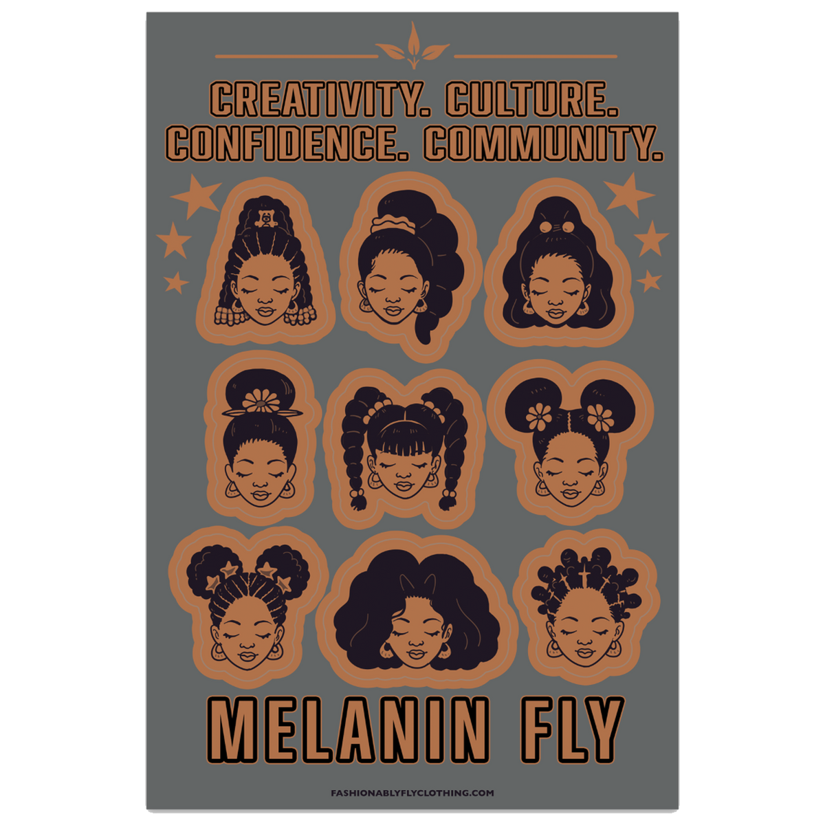 Rooted In Confidence Sticker Sheet (Presale)