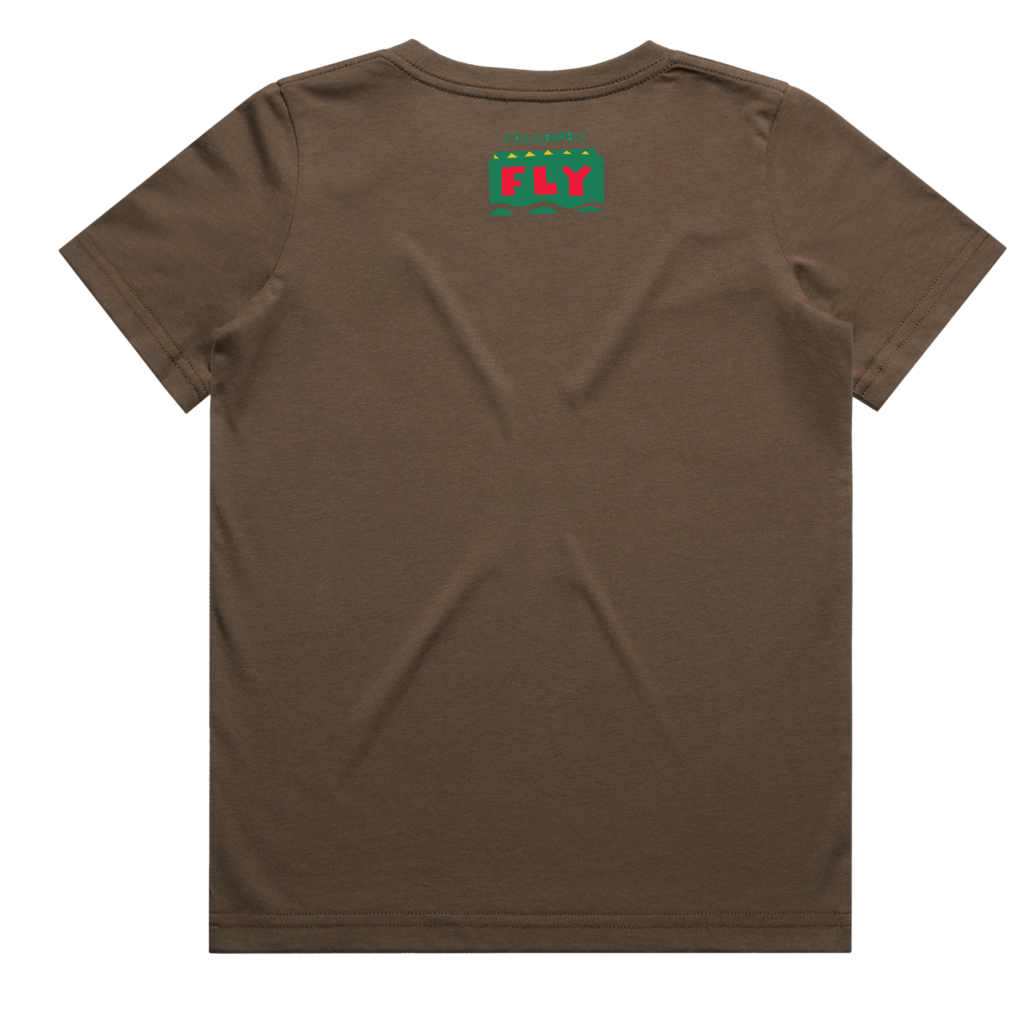 Tribal Mask Kids T-Shirt - Walnut