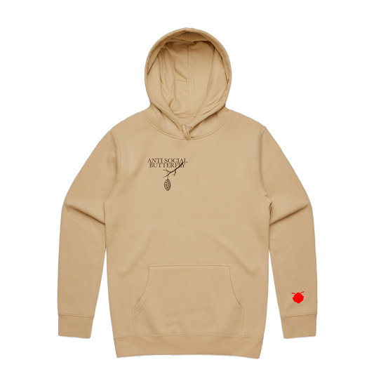 Anti Social Butterfly Unisex Pullover - Sandstone