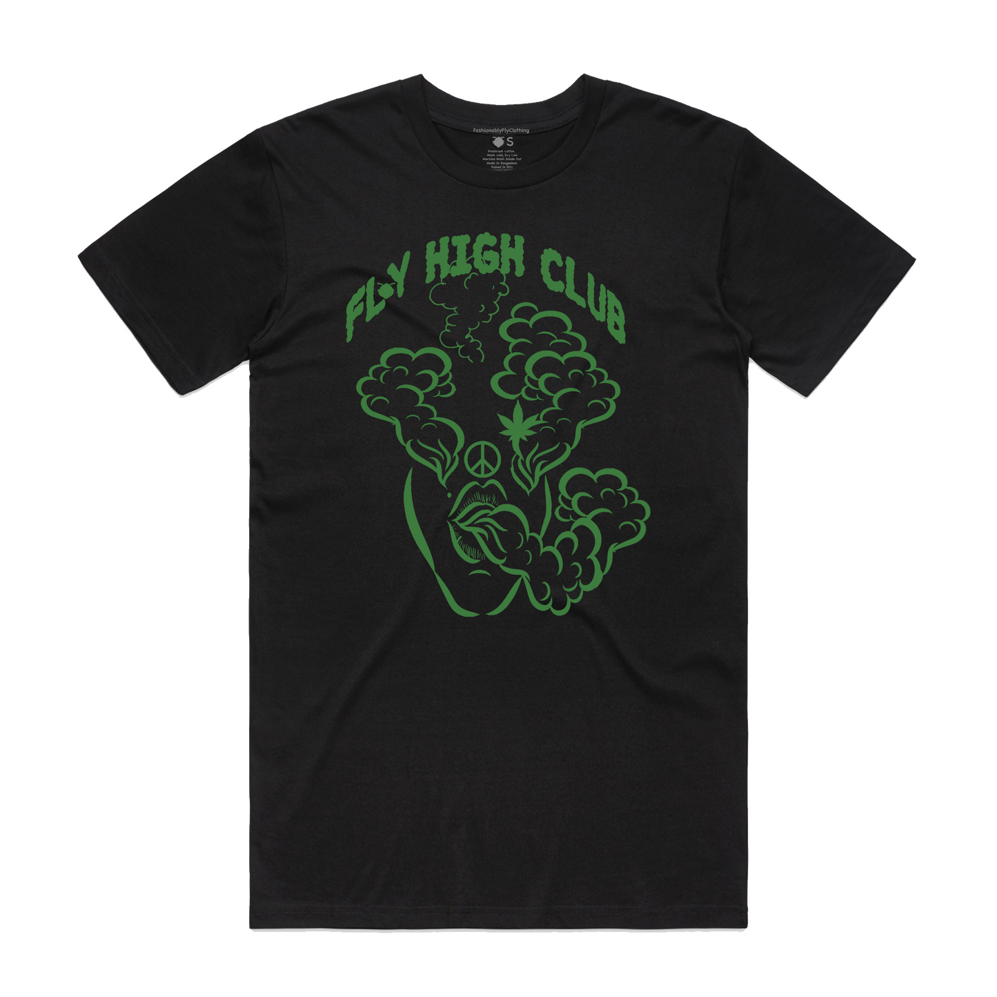 Fly High Club Unisex T-Shirt - Black