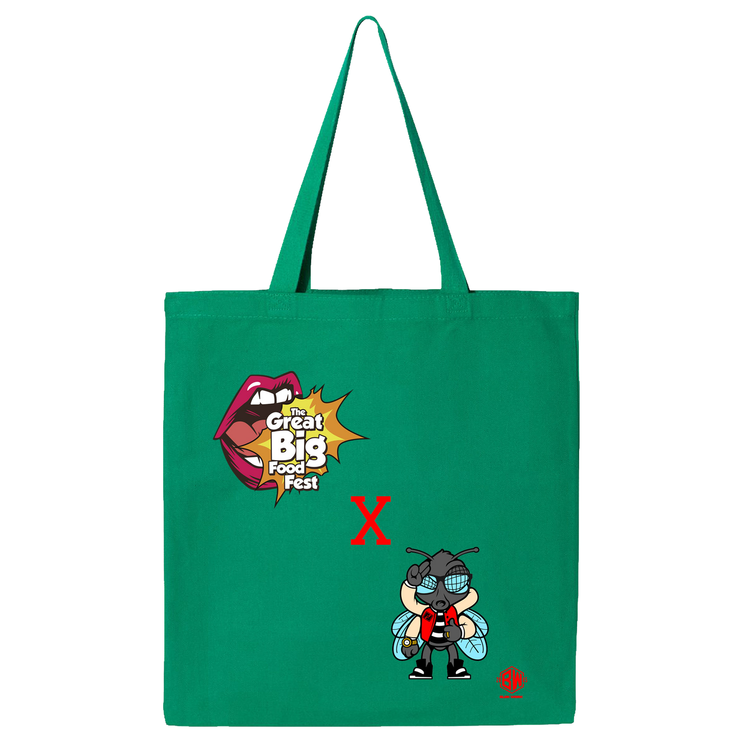FFC x GBFF Chenille Patch Tote - Kelly Green