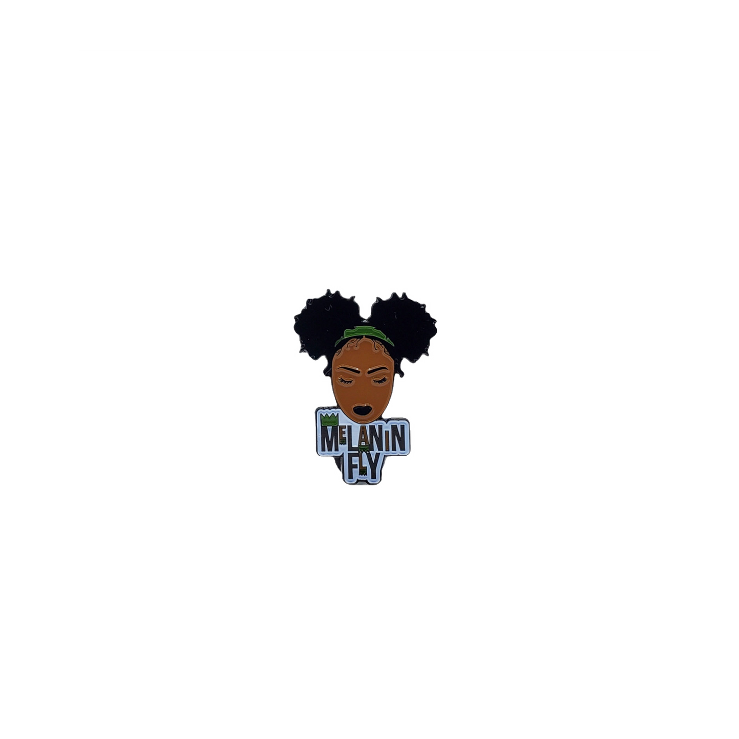 Melanin Fly Enamel Pin