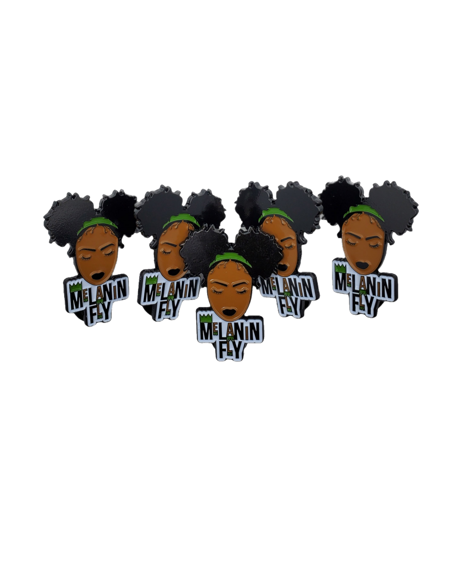 Melanin Fly Enamel Pin
