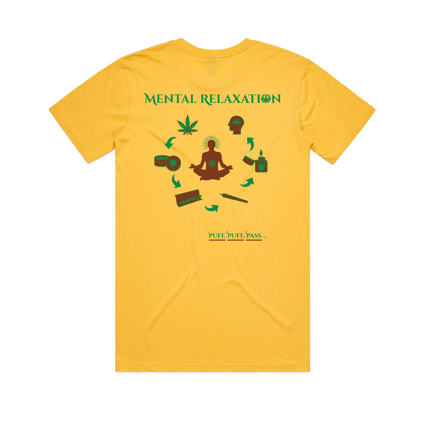 Mental Relaxation Unisex T-Shirt - Yellow