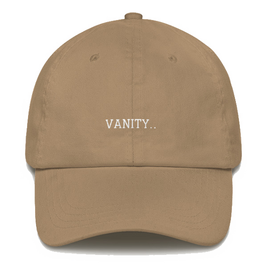 Vanity.. Dad Hat - Tan