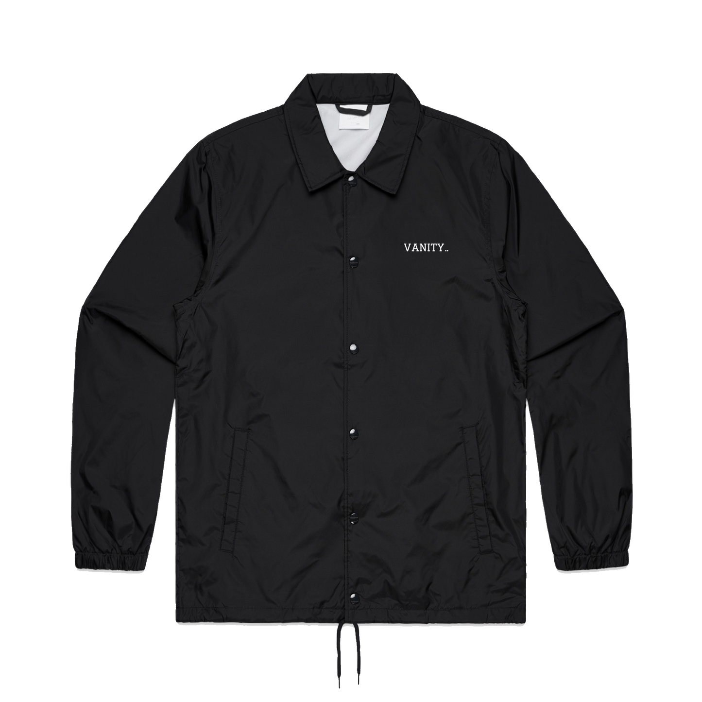 Vanity.. Unisex Coach Jacket - Black