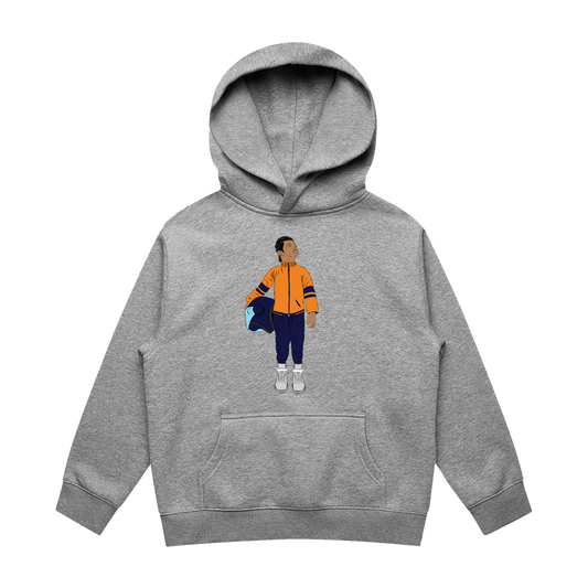 Black Boy Fly Youth Pullover- Heather Grey