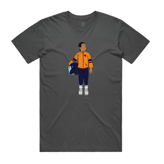 Black Boy Fly Unisex T-Shirt - Coal