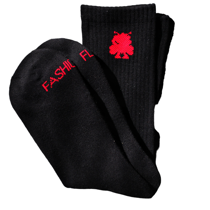 F.F.C. Staple Crew Socks - Black