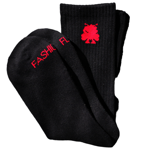 F.F.C. Staple Crew Socks - Black