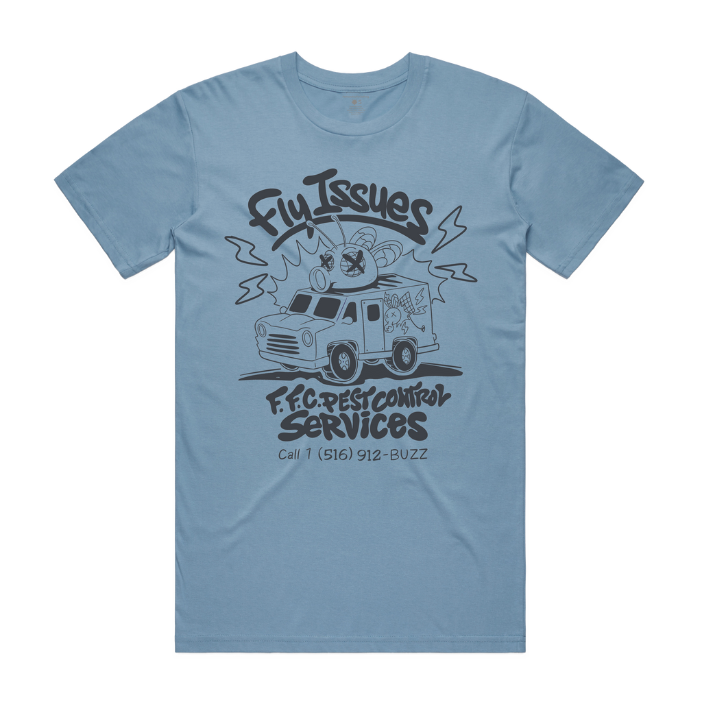 Fly Issues T-Shirt - Carolina Blue