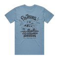 Fly Issues T-Shirt - Carolina Blue