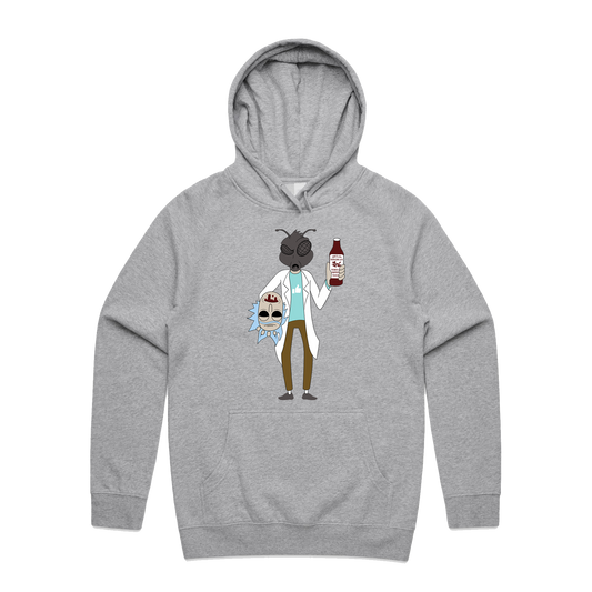 Fly Rick Unisex Pullover - Heather Grey