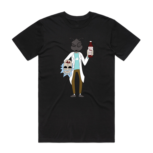 Fly Rick Unisex T-Shirt - Black