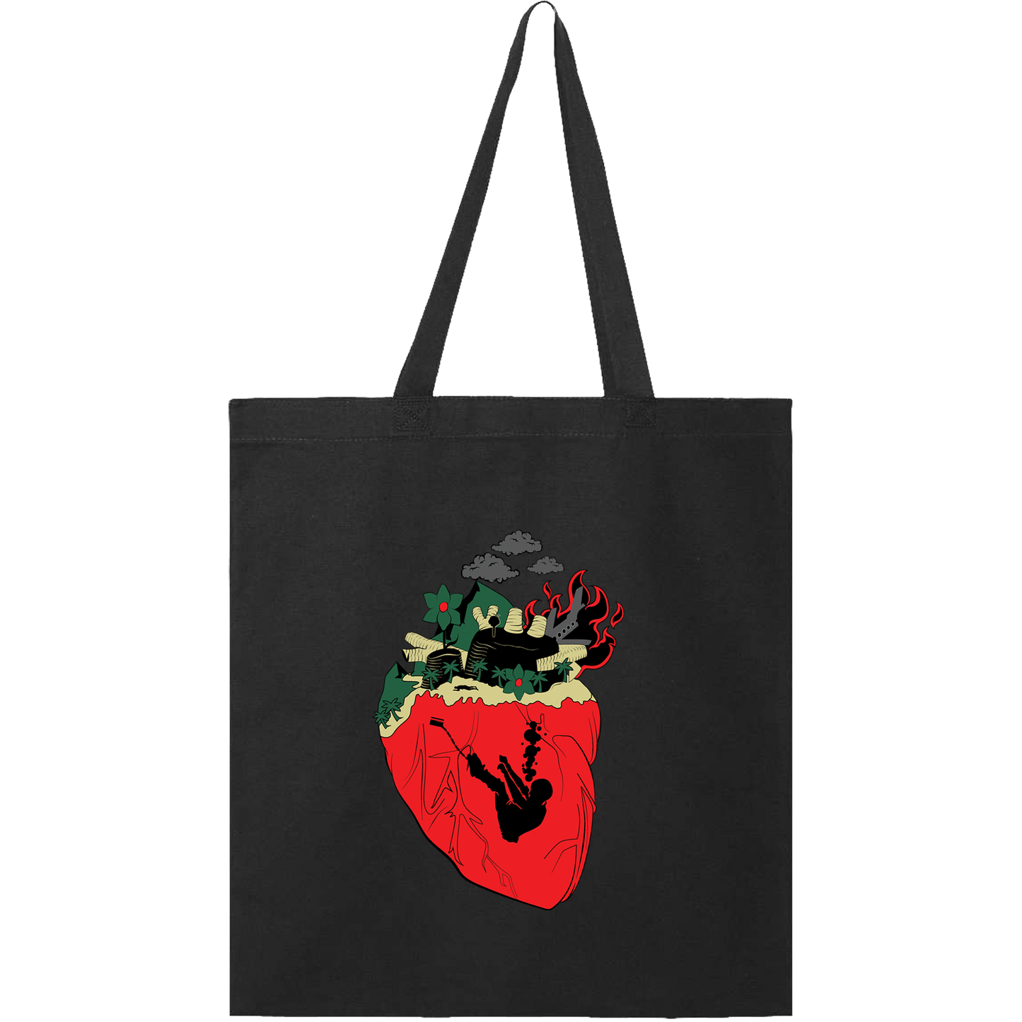 Heart Of The City Tote - Black