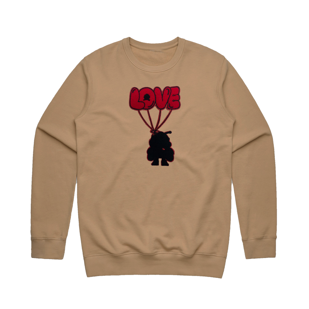 LOVE Chenille Patch Unisex Sweatshirt
