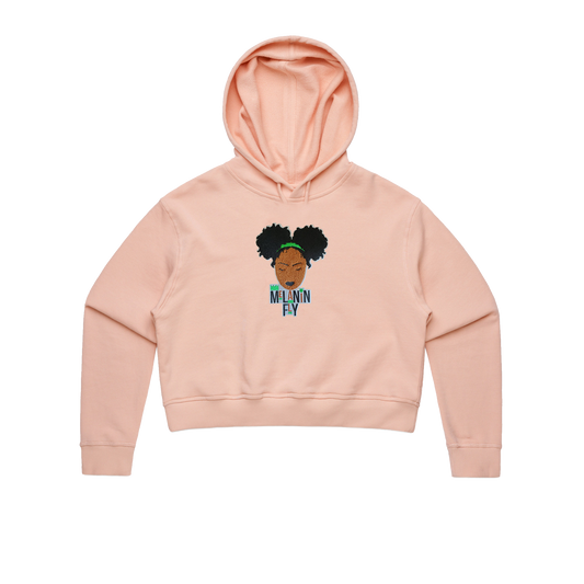 Melanin Fly Chenille Patch W/O's Crop Pullover