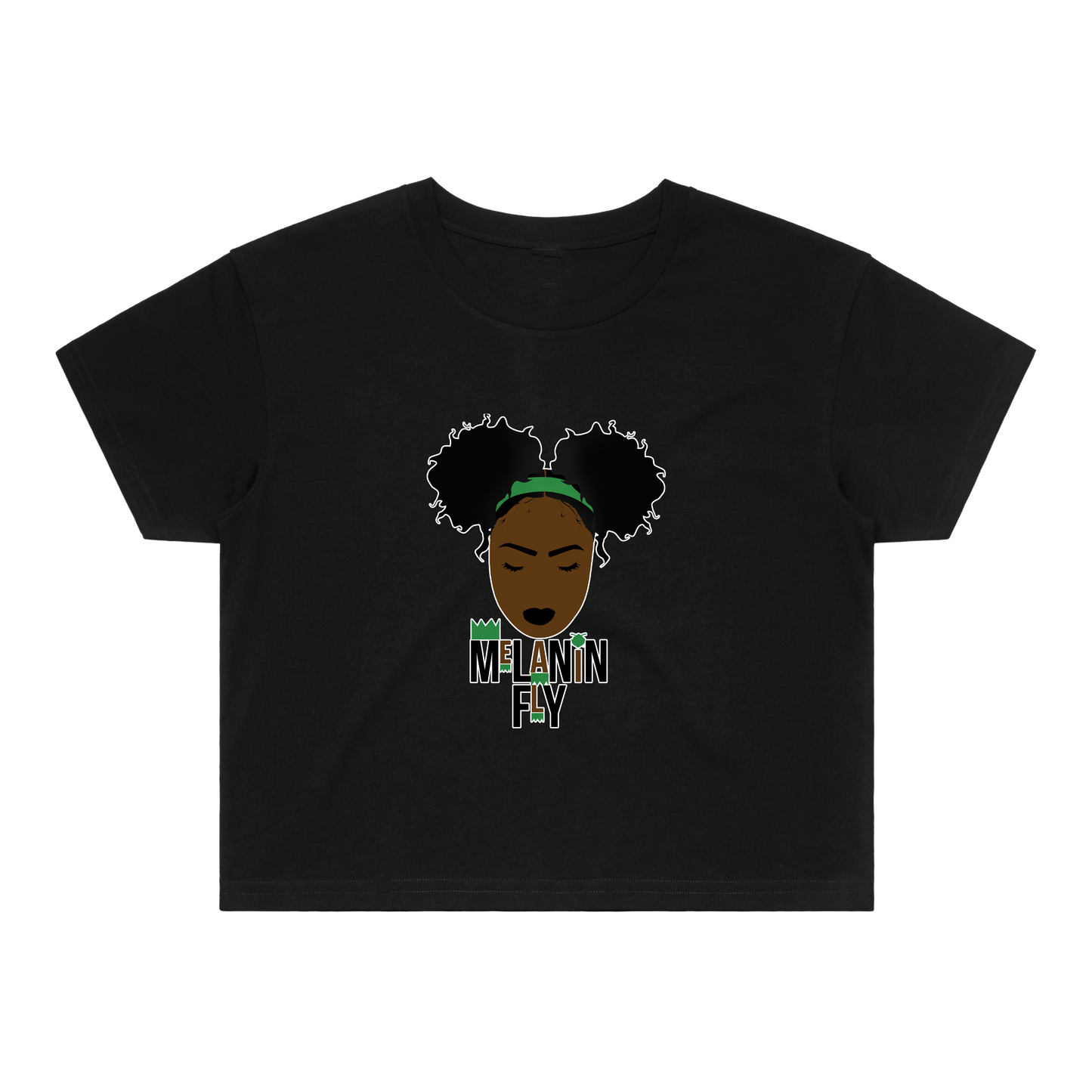 Melanin Fly Crop T-Shirt