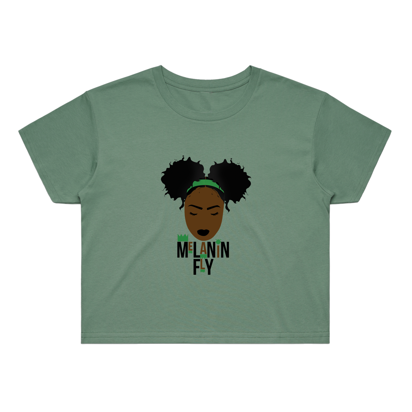 Melanin Fly Crop T-Shirt