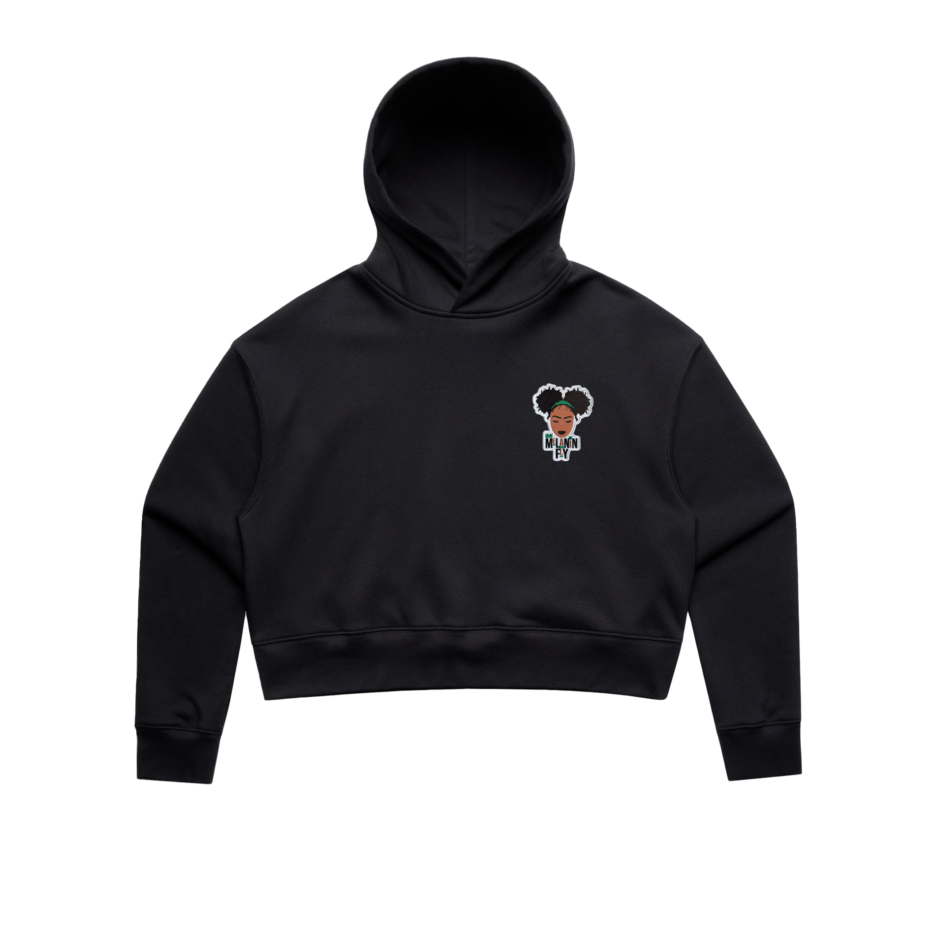 Melanin Fly Patch W/O's Crop Pullover