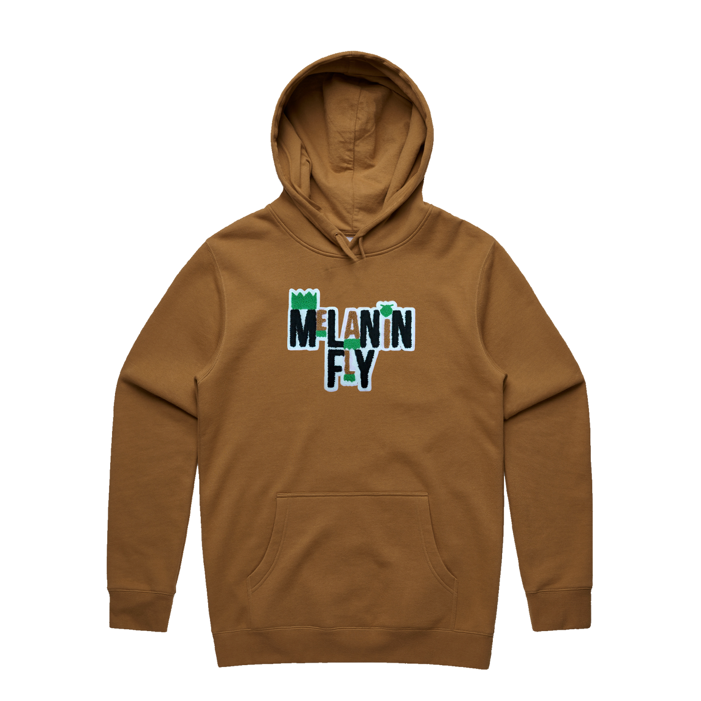 Melanin Fly Words Chenille Patch Unisex Pullover