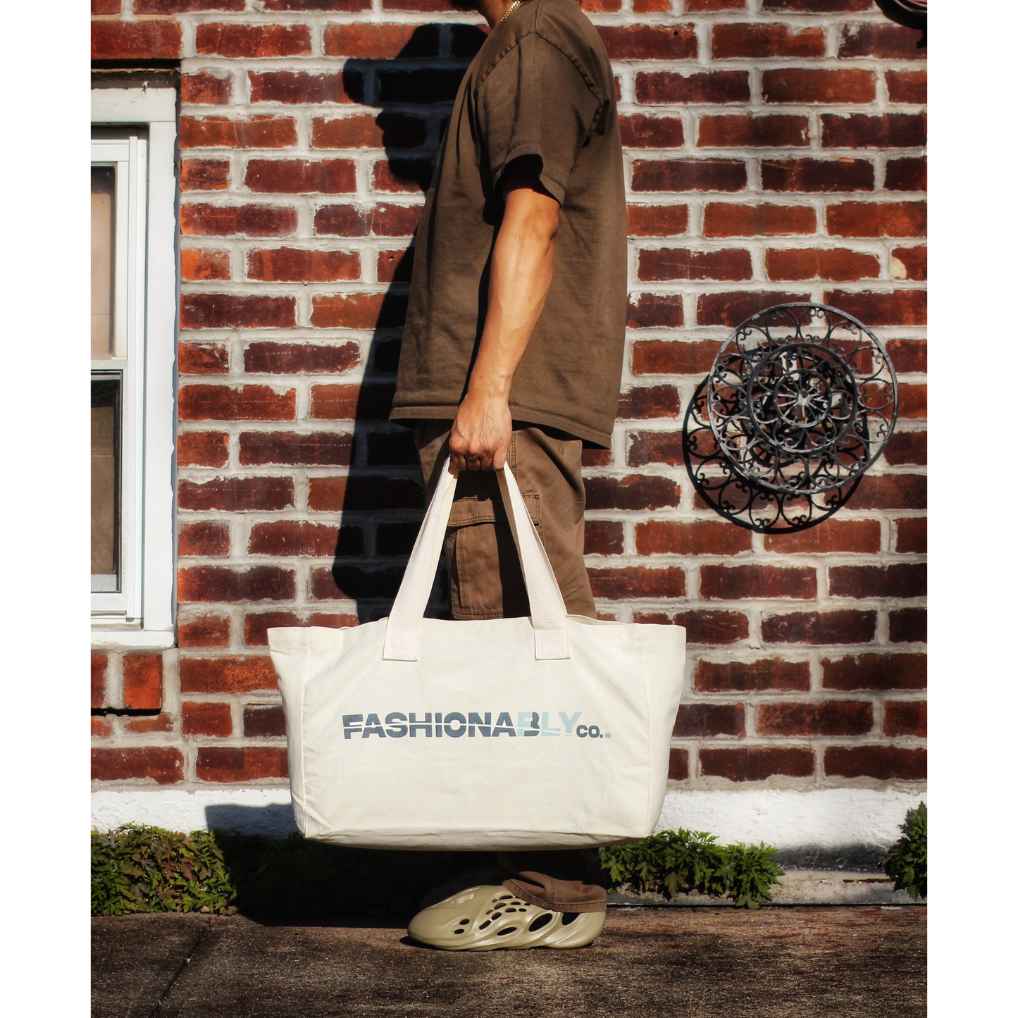 F.F. Co. Large Tote - Natural