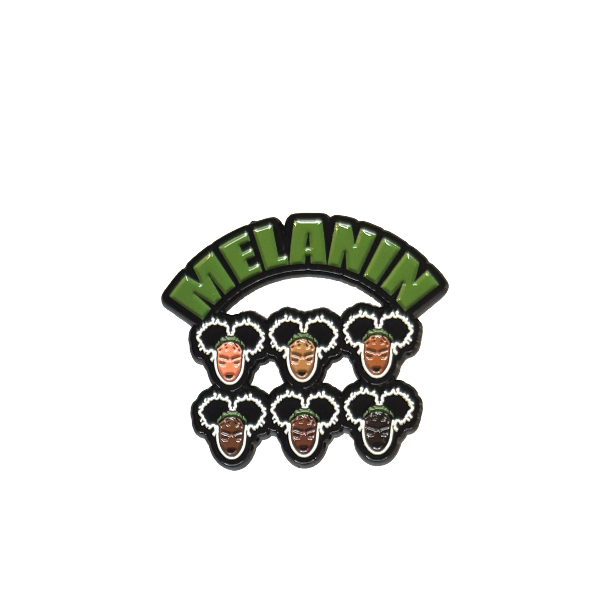 Shades Of Melanin Enamel Pin