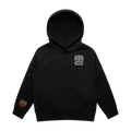 Tribal Mask Youth Pullover- Black