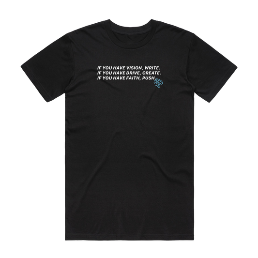 Write Create Push Unisex T-Shirt