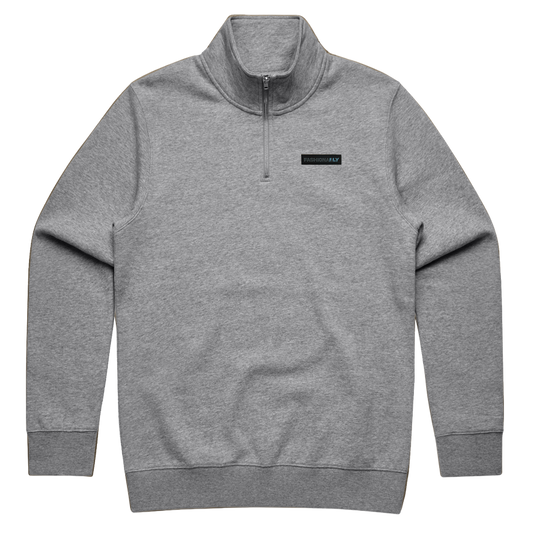 Fashionably Fly Bar Logo Quarter-Zip Sweatshirt