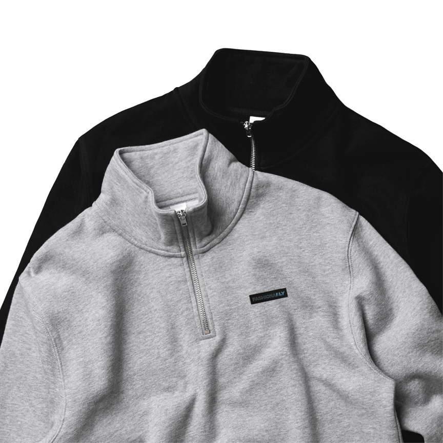 Fashionably Fly Bar Logo Quarter-Zip Sweatshirt