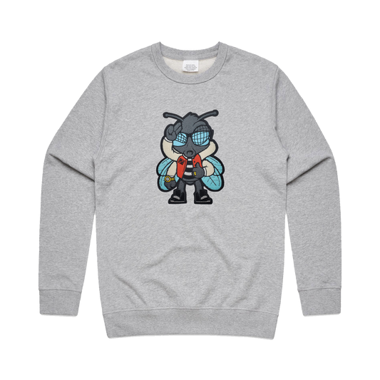 Buzzzy Chenille Patch Unisex Sweatshirt