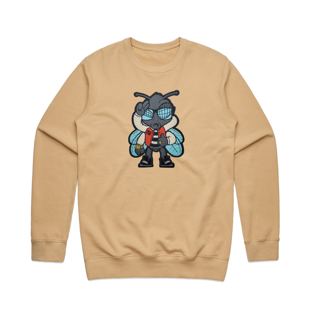 Buzzzy Chenille Patch Unisex Sweatshirt