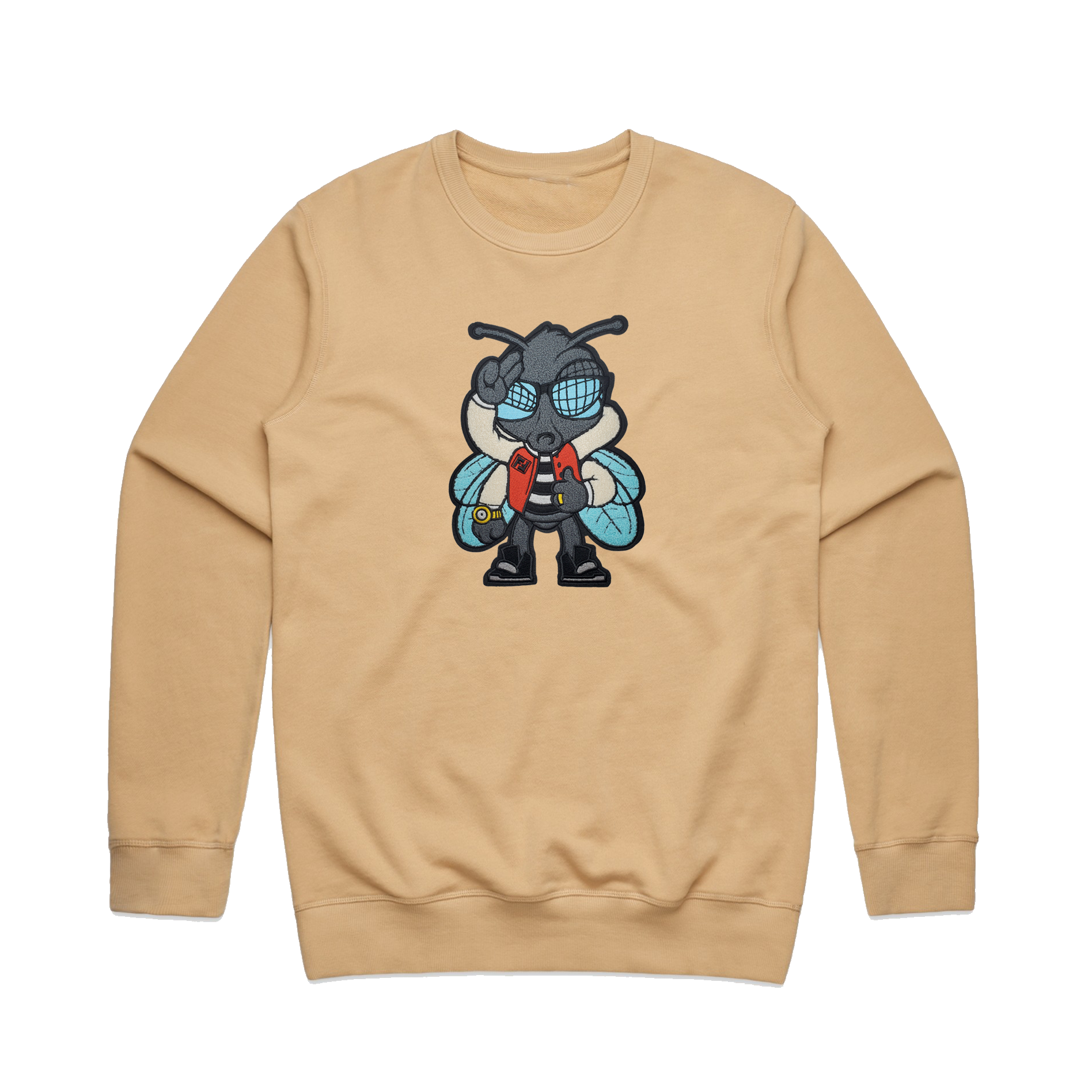 Buzzzy Chenille Patch Unisex Sweatshirt