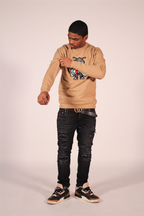 Buzzzy Chenille Patch Unisex Sweatshirt