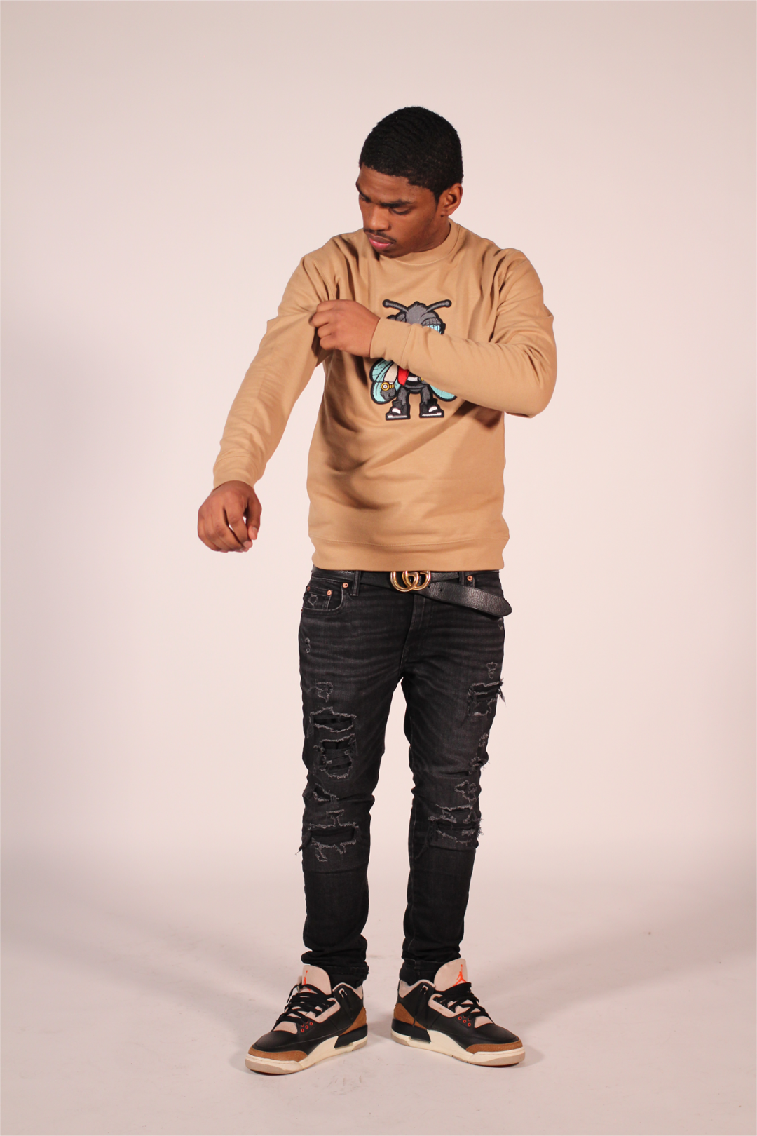 Buzzzy Chenille Patch Unisex Sweatshirt