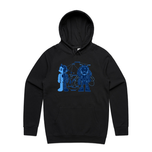 The Blueprint Unisex Pullover - Black