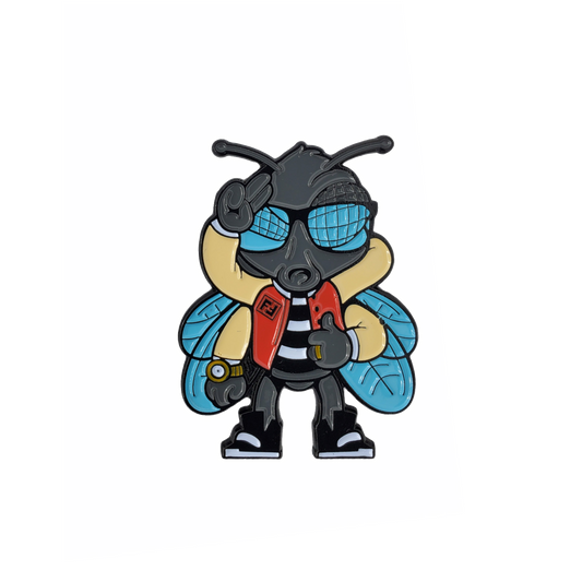Buzzzy Enamel Pin
