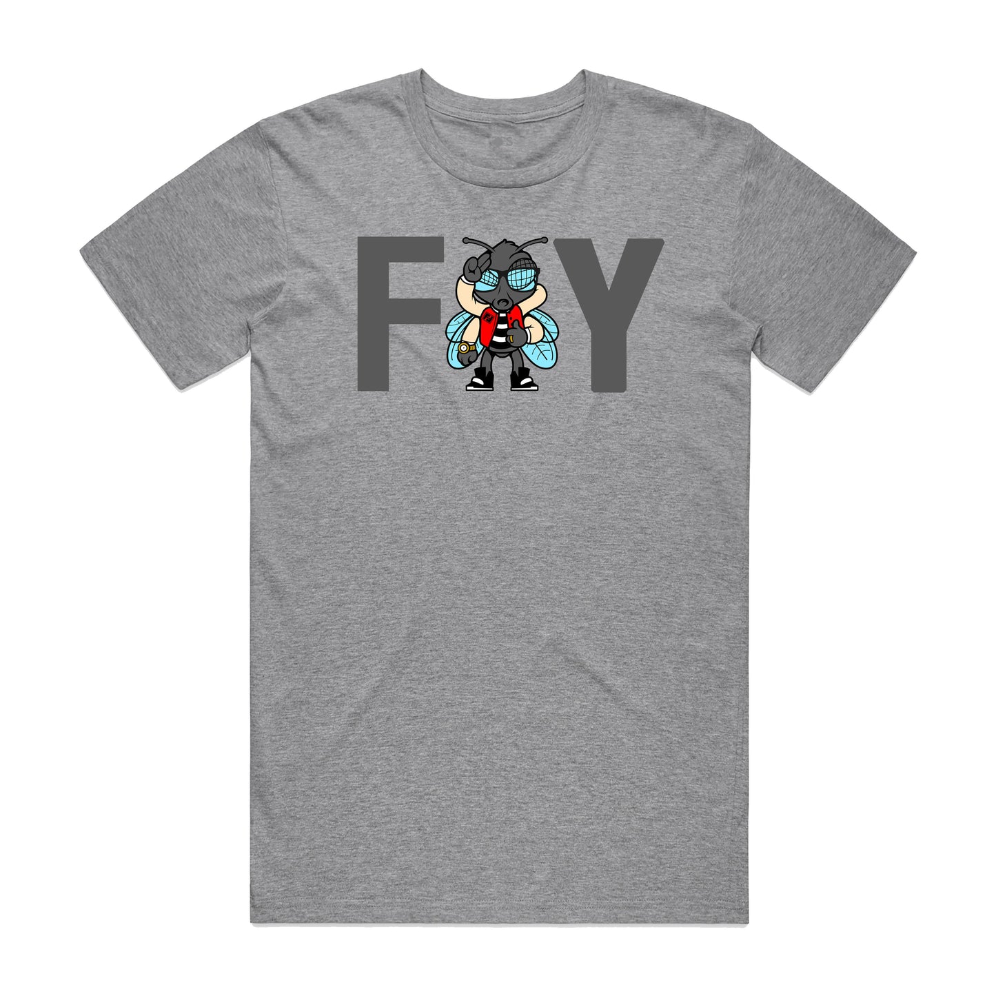 FLY Statement Unisex T-Shirt - Heather Grey