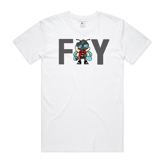FLY Statement Unisex T-Shirt - White