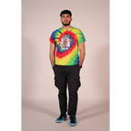 Buzzzy T-Shirt - Tie Dyed Rainbow Spiral
