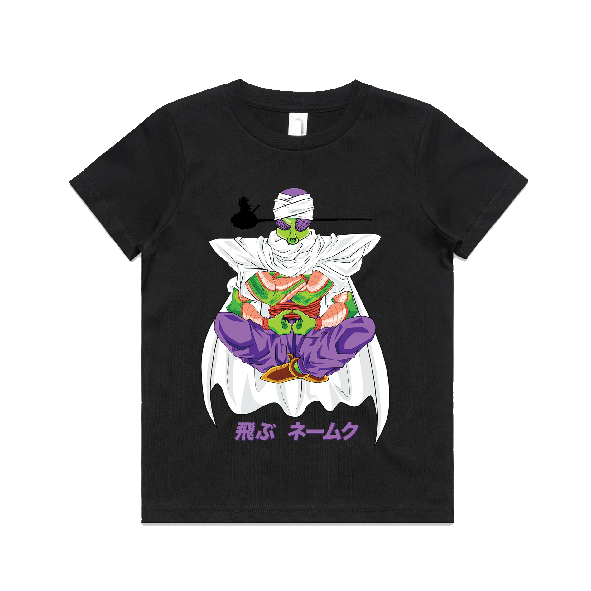 Fly Namek Kids T-Shirt - Black