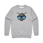 H.F.I.C Chenille Patch Unisex Sweatshirt - Heather Grey