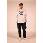H.F.I.C Chenille Patch Unisex Sweatshirt - Heather Grey
