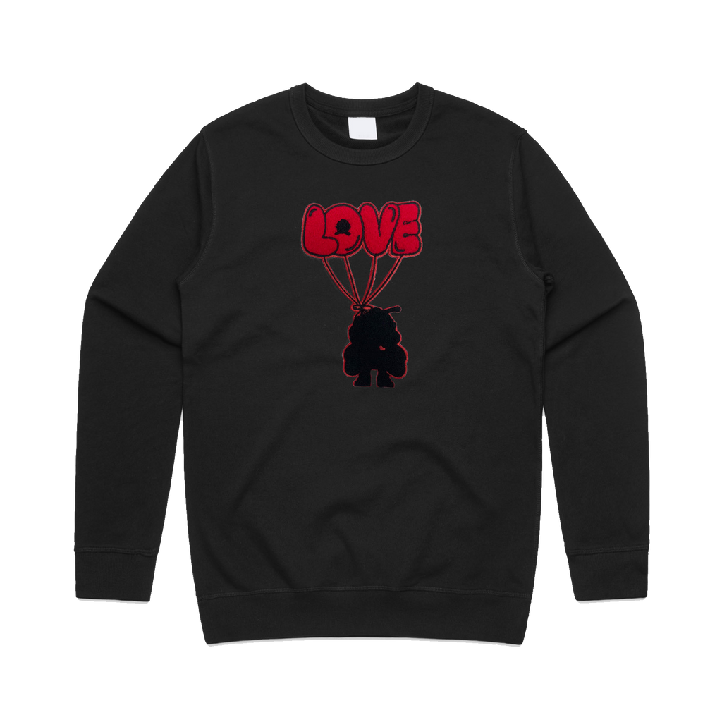 LOVE Chenille Patch Unisex Sweatshirt