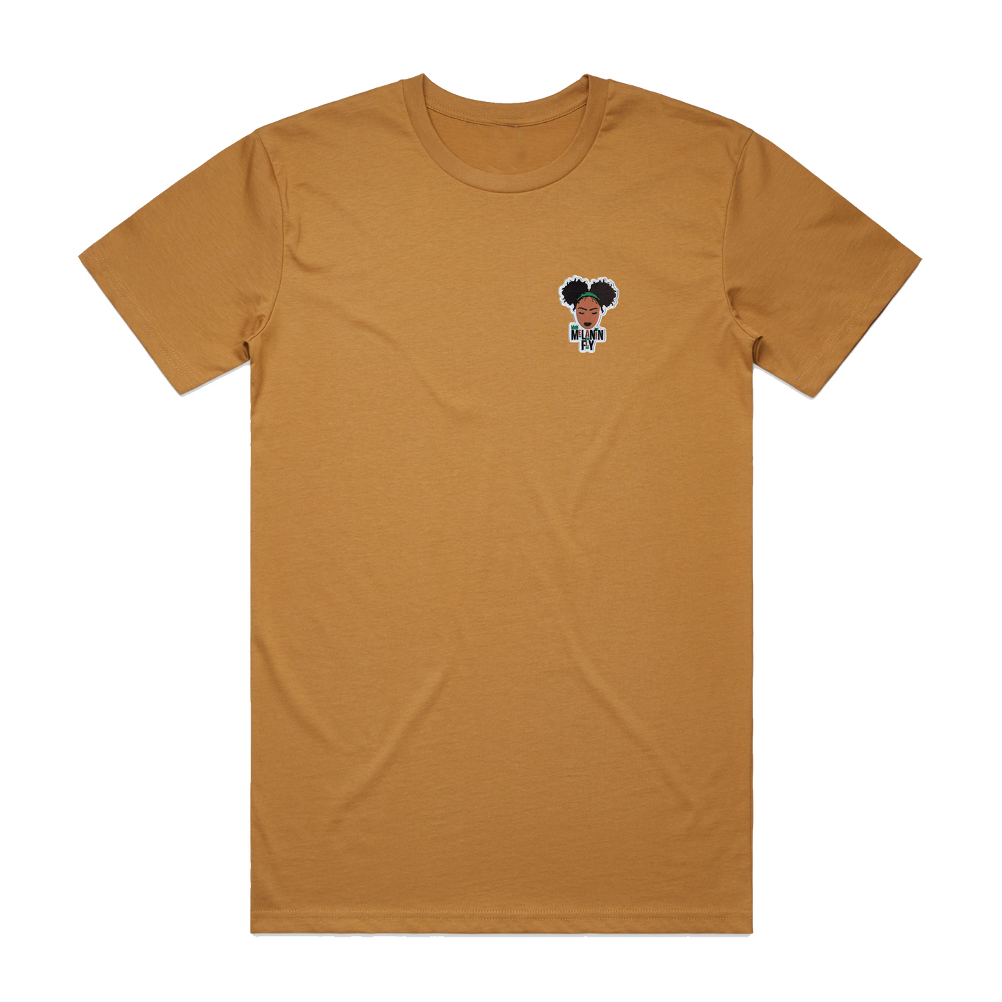 Melanin Fly Patch Unisex T-Shirt - Camel